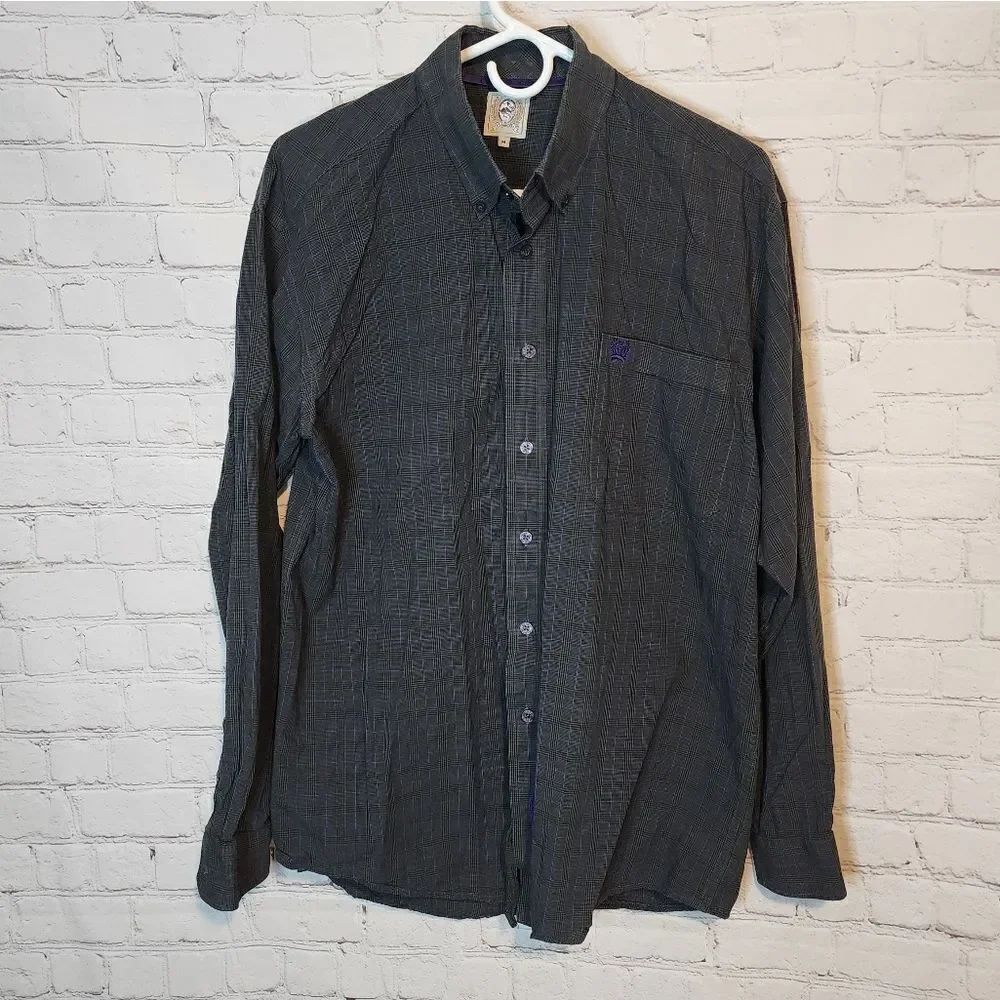 Men's Cinch longsleeve button-down shirt, size Medium